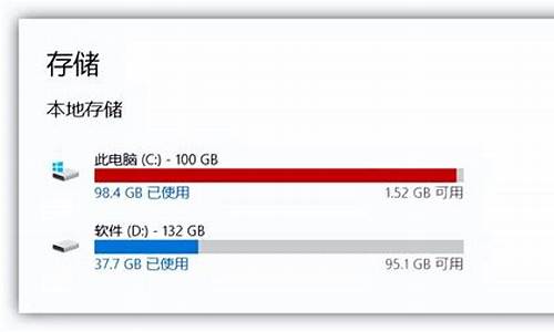 电脑系统盘存储容量,电脑系统盘内存不足了